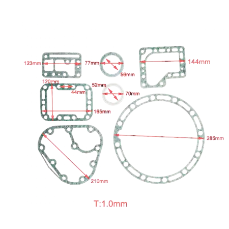 Комплект прокладок HSK5353-35 HSN5353-25 37282702